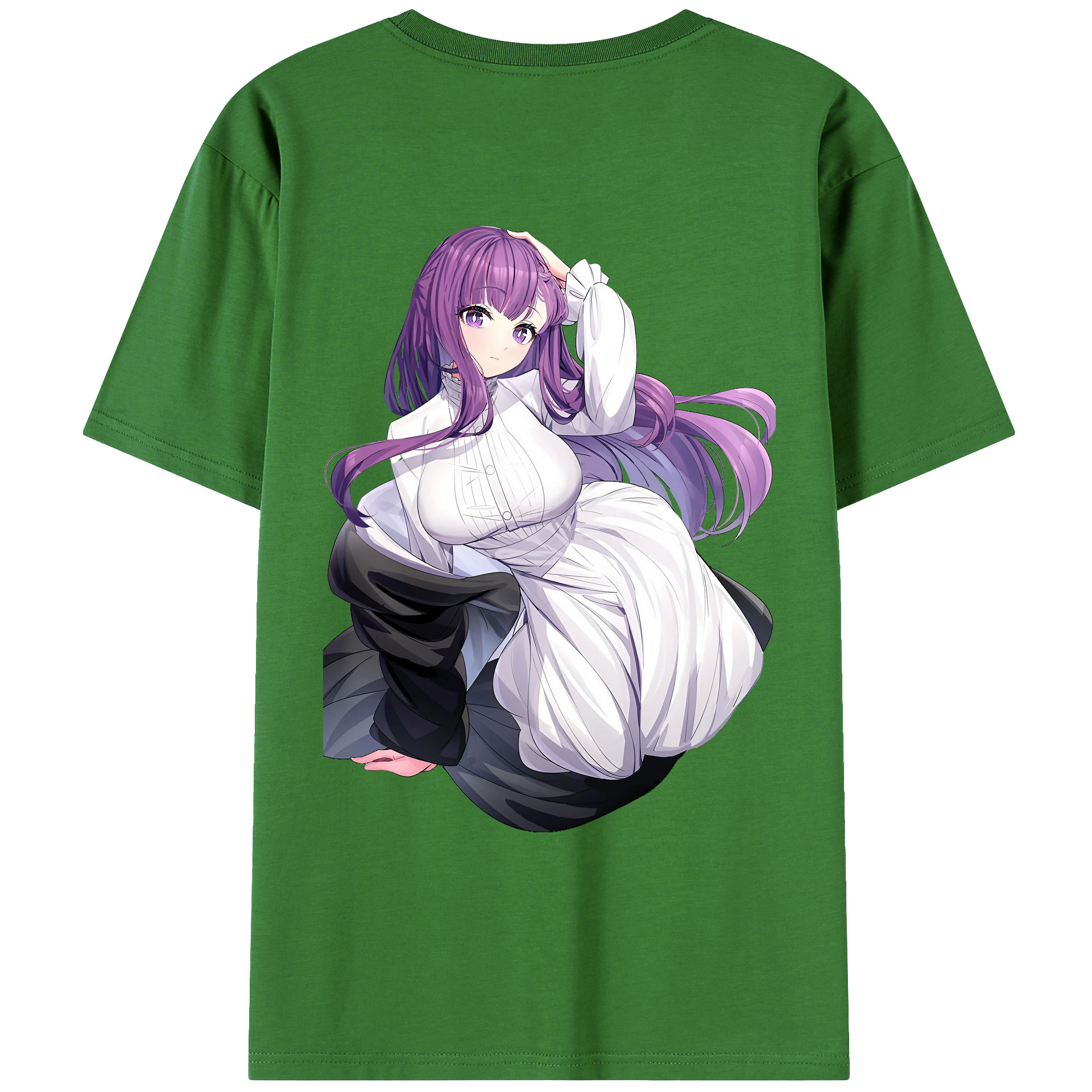 （画像用） 葬送のフリーレン Frieren レディース半袖Tシャツ(バックプリント)